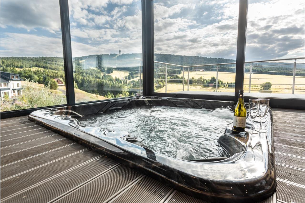 Wellness Villa Klinovec Views Loučná pod Klínovcem Екстериор снимка